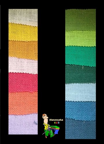 Dyed Jute samples Ifasmata123.gr Dyed Jute samples