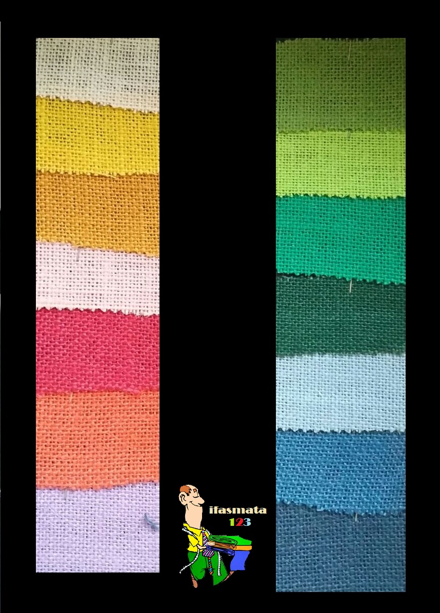 Ifasmata123.gr Λινάτσα Χρωματιστή samples