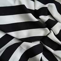 Cotton interlock stripes