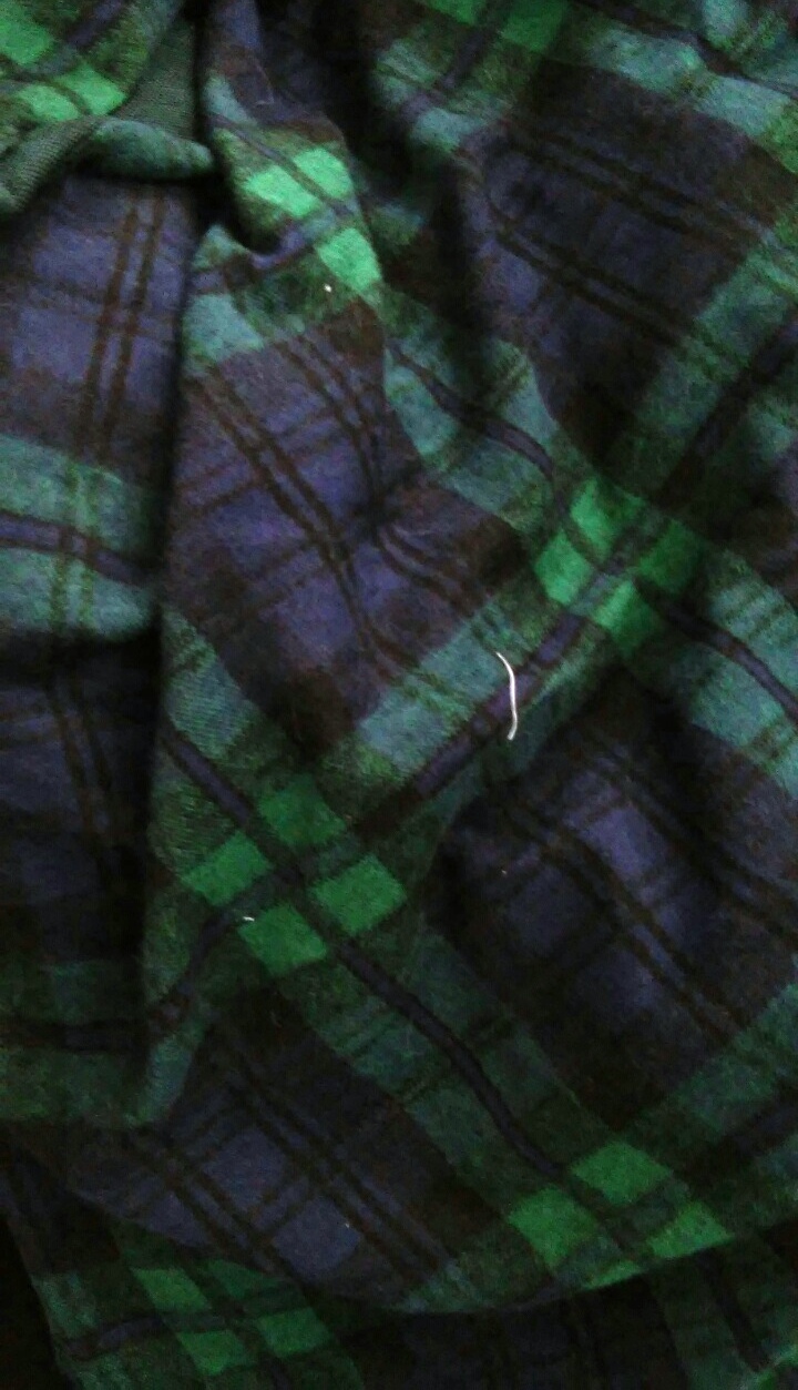 black green check