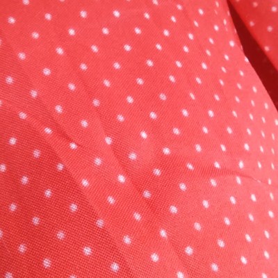 30m Red polka dots  -  1.5€/m