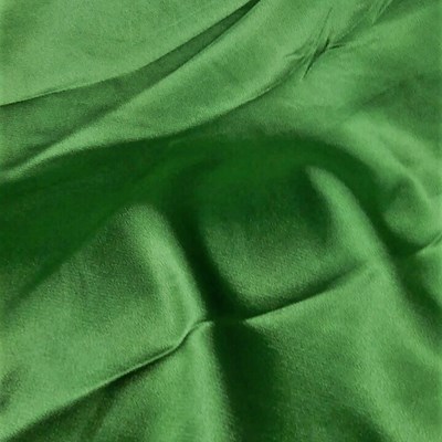 green elastic sateen