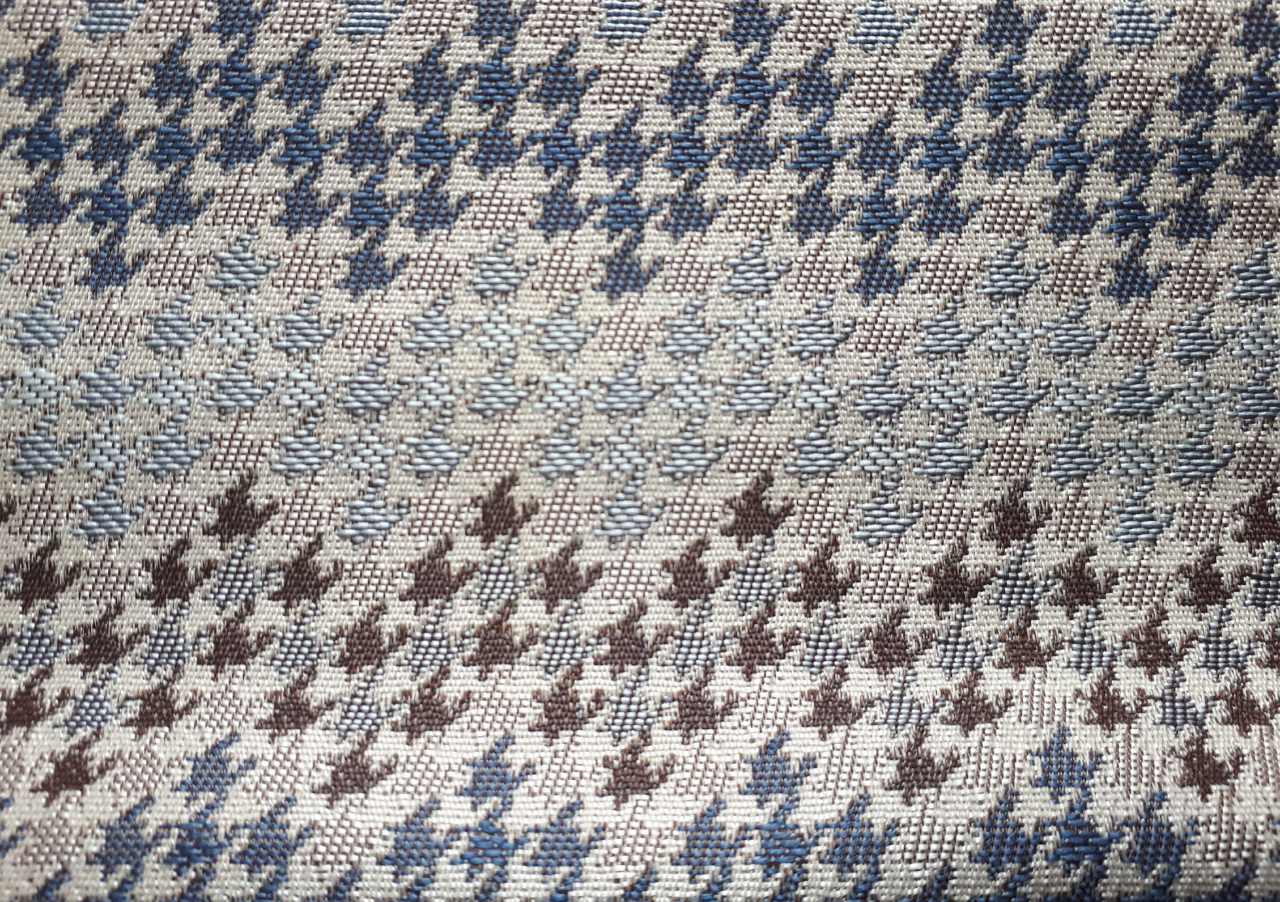 Pie de poule Light  Blue