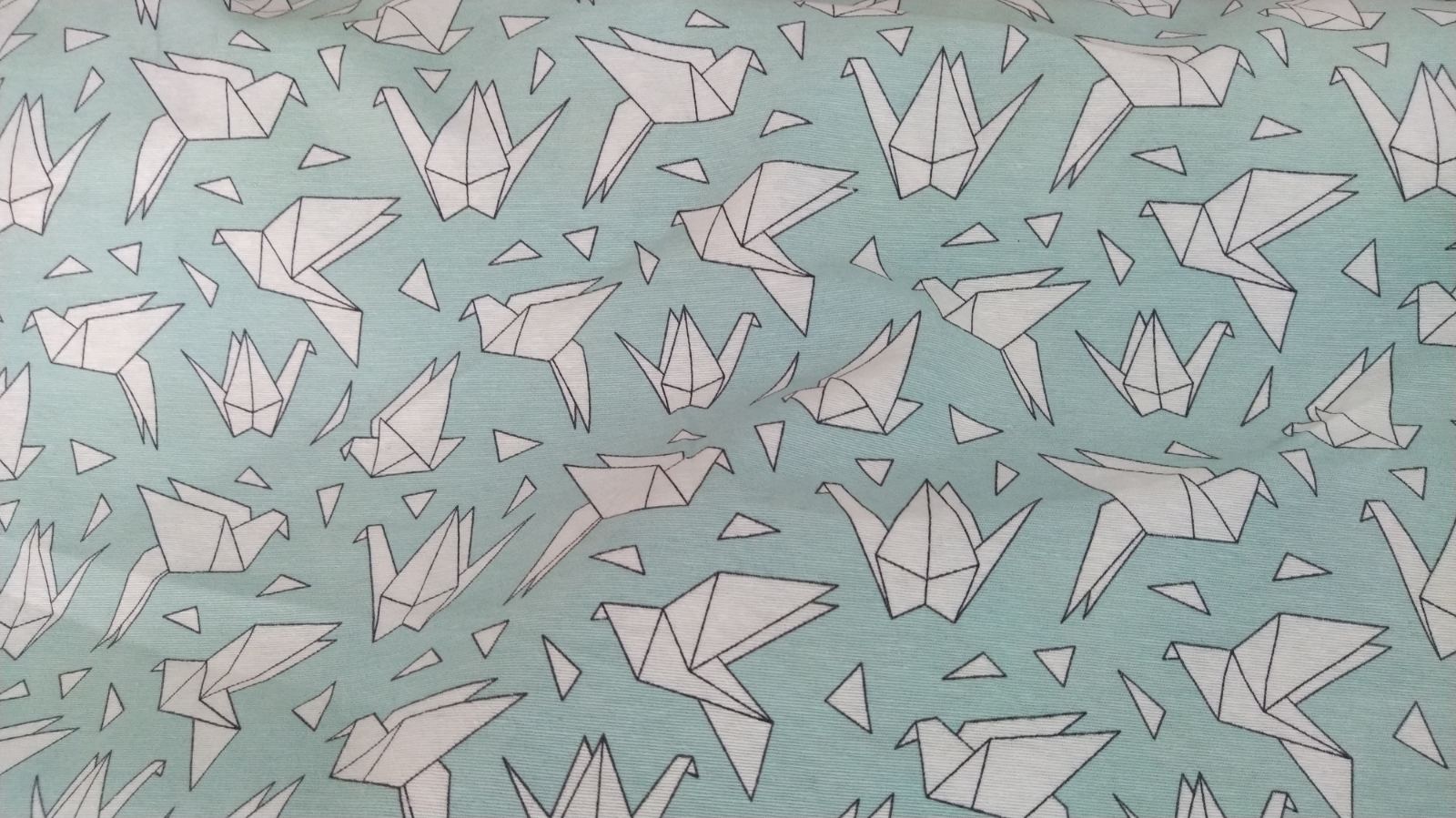Origami light blue