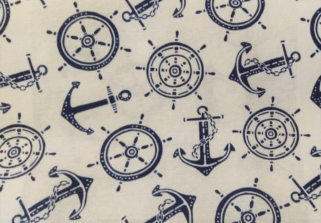 Πυξίδα λευκο-μπλε