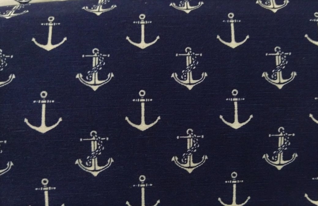 Άγκυρα μπλε- λευκό 