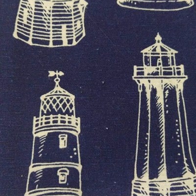 Lighthouse blue - white