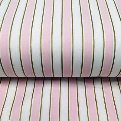 Stripes pink gold